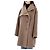 Abrigo de lana oversized Pernell Neck Acne ADV Castaño - vista 6