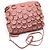 Burberry Clutch a tracolla Prosum in pelle a petali di fiore rosa - vista 3