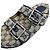 Gucci Sandali Slide GG Supreme Blu - vista 4
