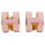 Hermès Orecchini Pop Ash Oro Rosa  - vista 1
