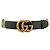 Gucci Damen Gürtel Leder Beige Schwarz Luxus Gürtel Braun
