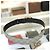Gucci Damen Gürtel Leder Beige Schwarz Luxus Gürtel Braun - Ansicht 18