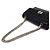 Chanel Borsa a tracolla con catena Patent Chocolate Bar Nero - vista 5