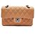 Chanel Borsa a tracolla con patta piccola in caviar classico Arancione