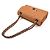 Chanel Borsa a tracolla con patta piccola in caviar classico Arancione - vista 5