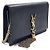 Saint Laurent Borsa a Spalla con Catena Tassel Kate Nero - vista 3