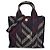 Burberry Mini Check Knit Tote Bag Schwarz - Ansicht 3
