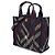 Burberry Mini Check Knit Tote Bag Schwarz - Ansicht 4