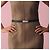 Hermès Cinturón Kelly para mujer Negro Hebilla Plateada Multicolor - vista 3