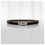 Hermès Cinturón Kelly para mujer Negro Hebilla Plateada Multicolor - vista 4