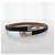Hermès Cinturón Kelly para mujer Negro Hebilla Plateada Multicolor - vista 5