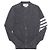 Thom Browne Klassischer Damen-Cardigan aus Kaschmir Braun