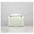 Chanel Borsa Flap con Catena Media Classic Caviar Menta Oro Champagne Verde - vista 3