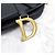 Saddle Dior Borsa a tracolla in pelle nera Argento - vista 5
