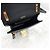 Burberry Mini borsa a tracolla Robin in pelle liscia nera e finiture dorate Nero - vista 6