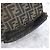 Fendi Borsa Baguette Mini FF Jacquard con catena Nero - vista 7
