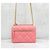 Chanel Mini bolso de hombro con solapa de piel de cordero rosa - Nueva temporada - vista 3