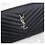 Saint Laurent Borsa a tracolla WOC matelassé nera Nero - vista 4