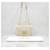 Dior Borsa a Spalla Caro in Shearling Medium Argento - vista 9