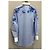 Gucci Blusa de popelina de algodón con estampado floral azul cielo - vista 7