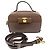 Salvatore Ferragamo Mini borsa tote New Barabow marrone scuro
