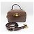Salvatore Ferragamo Mini borsa tote New Barabow marrone scuro - vista 2