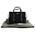 Gucci Tote Bag aus schwarzem Leder mit Python-Besatz  - Ansicht 1
