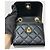 Chanel Mini borsa a catena Trendy CC in agnello nero e oro - vista 7