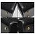 Saint Laurent Borsa Duffel e Borsa a Spalla in Scamosciato Nero con Monogramma All Over Medium - vista 7