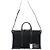Saint Laurent Borsa Duffel e Borsa a Spalla in Scamosciato Nero con Monogramma All Over Medium - vista 8