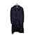 Thom Browne Giacca a vento lunga classica blu navy e oro