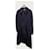 Thom Browne Giacca a vento lunga classica blu navy e oro - vista 2