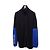 Balenciaga Giacca in maglia con zip e logo nero e blu