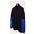 Balenciaga Giacca in maglia con zip e logo nero e blu - vista 2