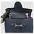 Gucci Borsa a tracolla Emily Micro GG Shima Navy Nero - vista 4