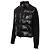 Moncler Cardigan acolchoado com fecho de correr em mistura de lã para mulher Preto - vista 3
