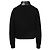 Moncler Cardigan acolchoado com fecho de correr em mistura de lã para mulher Preto - vista 6