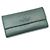 Chanel Cartera Larga Flap con Logo CC Timeless en Caviar Verde - vista 3