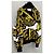 Louis Vuitton Fornasetti Bomber-Strickjacke mit Reißverschluss Golden - Ansicht 6