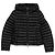 Moncler Chaqueta corta acolchada con capucha IGE Black Negro