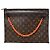 Louis Vuitton Clutch con catena monogramma Virgil Abloh Marrone