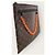 Louis Vuitton Clutch con catena monogramma Virgil Abloh Marrone - vista 3