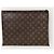 Louis Vuitton Clutch con catena monogramma Virgil Abloh Marrone - vista 5