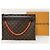 Louis Vuitton Clutch con catena monogramma Virgil Abloh Marrone - vista 6