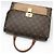 Louis Vuitton Borsa a Spalla Monogram Sesame Marignan Marrone - vista 3
