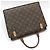 Louis Vuitton Borsa a Spalla Monogram Sesame Marignan Marrone - vista 4