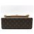 Louis Vuitton Borsa a Spalla Monogram Sesame Marignan Marrone - vista 5