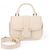 Louis Vuitton Sac bandoulière Epi Hide and Chic Blanc