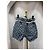 Balenciaga Miu Miu Denim Short mit Logo-Print Mehrfarben - Ansicht 2