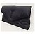 Saint Laurent Pochette a bustina Cassandra in nylon nero Large - vista 2